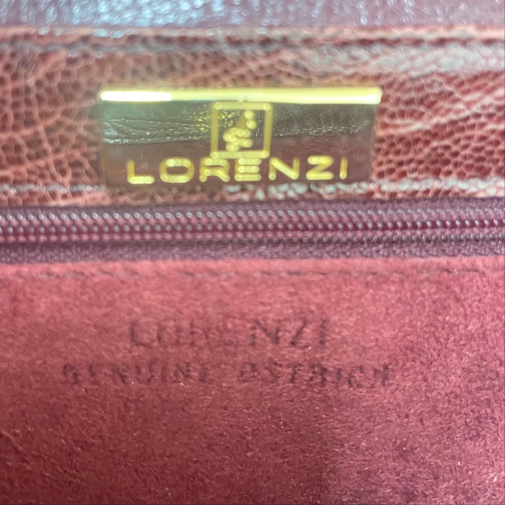 Lorenzi Vintage Ostrich Envelope Clutch - Picture 6 of 6